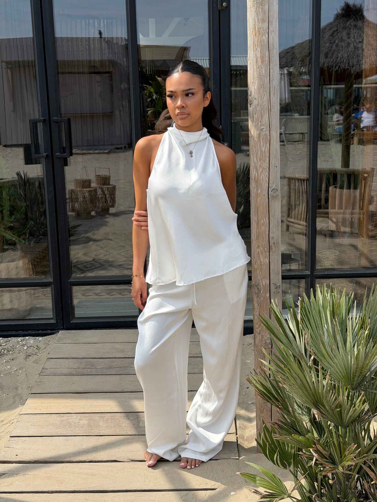 Two-Piece Top & Trousers Set