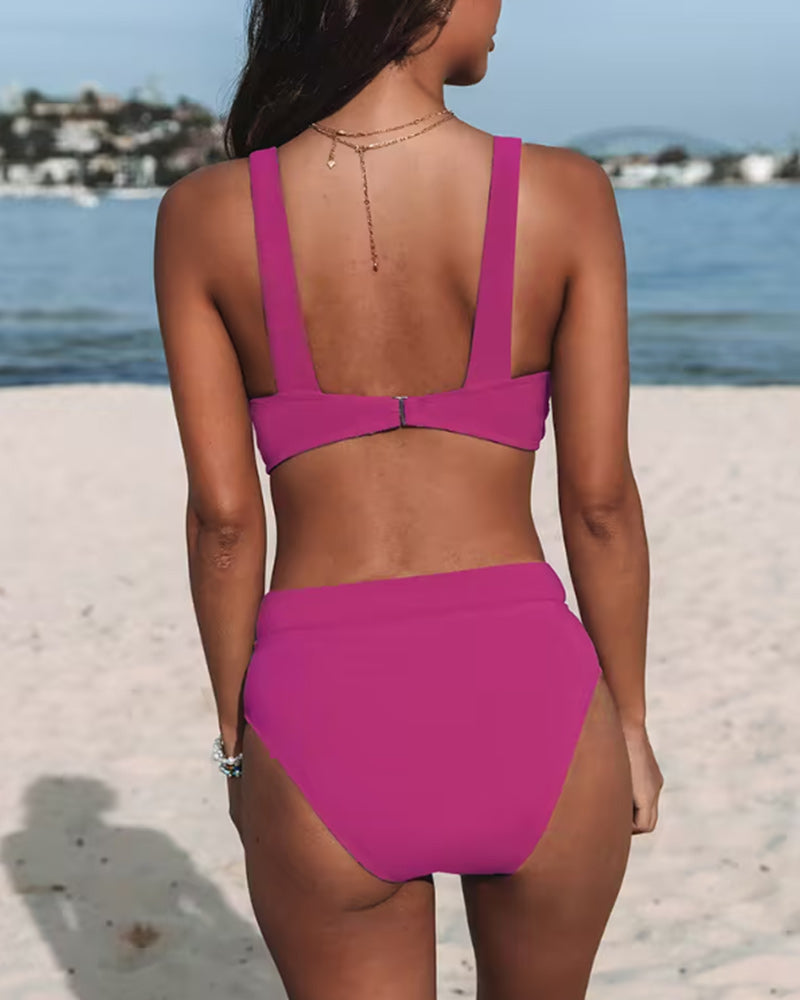 High-Waist Shaping Swimsuit