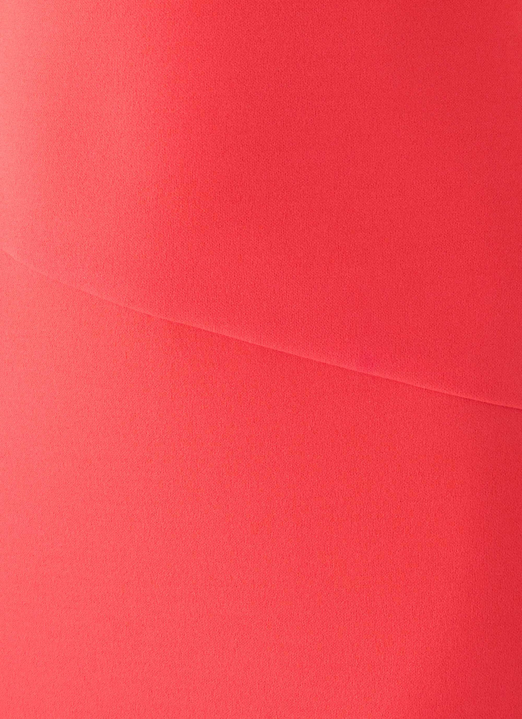 Self-Tie Halter Open-Back Crepe Maxi Dress - Coral Red
